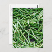 Carte Postale Haricots verts (Devant / Derrière)