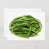 Carte Postale Haricots verts (Devant / Derrière)