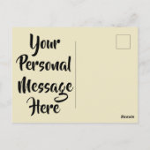 Carte Postale Hark, le chanteur des Herald Angels (Dos)