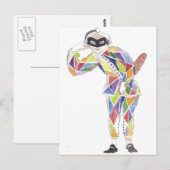 Carte Postale Harlekin (Devant / Derrière)