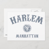 Carte Postale Harlem (Devant / Derrière)