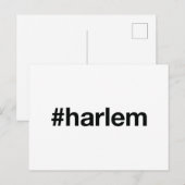CARTE POSTALE HARLEM (Devant / Derrière)