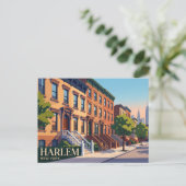 Carte Postale Harlem New York (Debout devant)