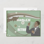 CARTE POSTALE HARLEM RENAISSANCE RETRO JAZZ AGE (Devant / Derrière)