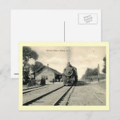 Carte Postale Harlem Valley Train, Amenia, NY Vintage (Devant / Derrière)