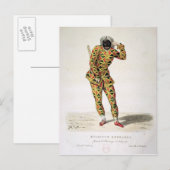 Carte Postale Harlequin (Devant / Derrière)