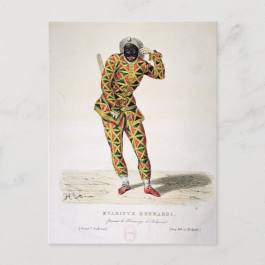Carte Postale Harlequin (Devant)
