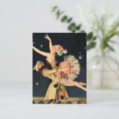 Carte Postale « Harlequin et Columbine » par FX Leyendecker (Debout devant)