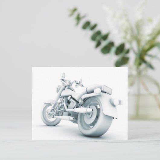 Carte Postale Harley (Debout devant)