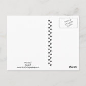 Carte postale Harley Greyhound Dog Art (Dos)