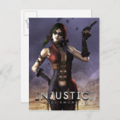 Carte Postale Harley Quinn (Devant / Derrière)