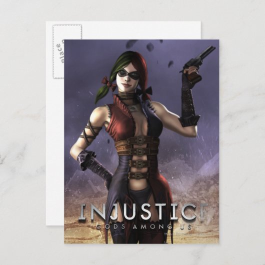 Carte Postale Harley Quinn (Devant / Derrière)