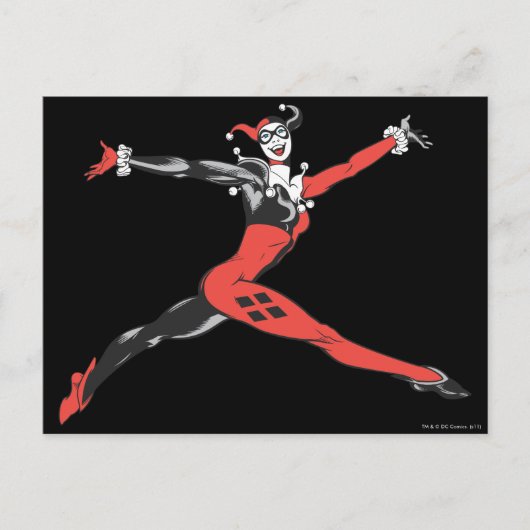 Carte Postale Harley Quinn 3 (Devant)