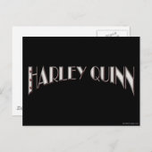 Carte Postale Harley Quinn - Logo (Devant / Derrière)