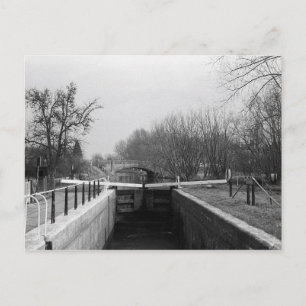 Carte Postale Harlow Mill lock, Essex, Royaume-Uni