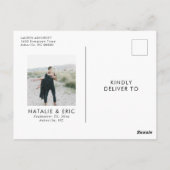 Carte Postale HARLOW moderne simple nettoyage enregistrer la dat (Dos)