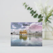 Carte Postale Harmandir Sahib Golden Temple Amritsar Inde (Debout devant)