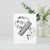Carte Postale Harmonica (Debout devant)
