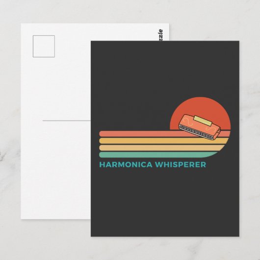 Carte Postale harmonica chuperer (Devant / Derrière)