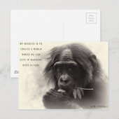 Carte Postale Harmonie Avec La Nature (Devant / Derrière)