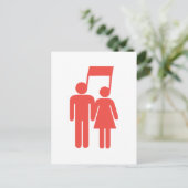 Carte Postale Harmonie dans la synchronisation (Debout devant)