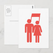 Carte Postale Harmonie dans la synchronisation (Devant / Derrière)