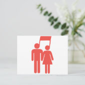 Carte Postale Harmonie dans la synchronisation (Debout devant)