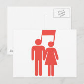 Carte Postale Harmonie dans la synchronisation (Devant / Derrière)