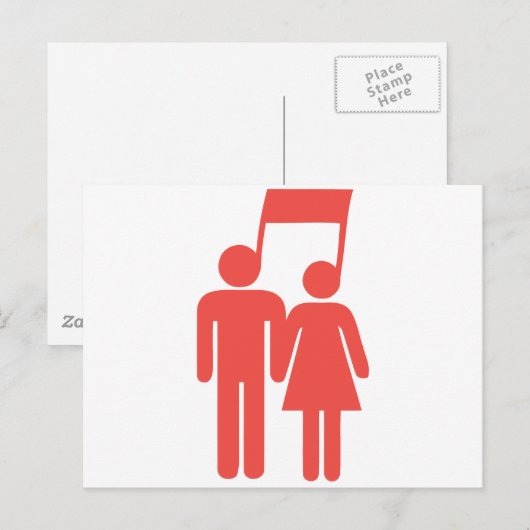 Carte Postale Harmonie dans la synchronisation (Devant / Derrière)