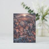 Carte Postale Harmonie du Royaume animal (Debout devant)