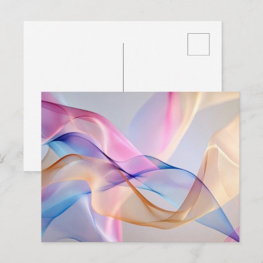 Carte Postale Harmonie fluide en mouvement (Devant / Derrière)