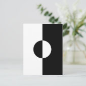 Carte Postale Harmonie noire et blanche (Debout devant)