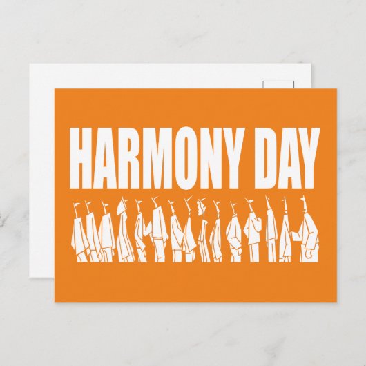 Carte Postale Harmony day, Australie (Devant / Derrière)