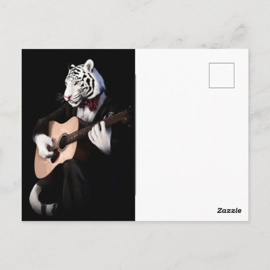 Carte Postale Harmony Tiger – Elegant Postcard Design (Dos)