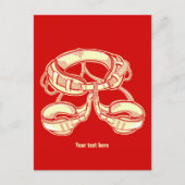 Carte Postale Harnais escalade (Devant)