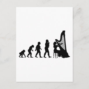 Carte Postale Harpe