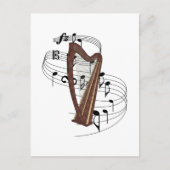 Carte Postale Harpe (Devant)