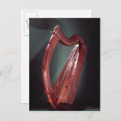 Carte Postale Harpe (Devant / Derrière)