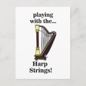 Carte Postale Harpe musicale Instrument Harpe (Devant)
