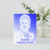 Carte Postale Harper conservateur (Debout devant)