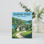 Carte Postale Harpers Ferry États-Unis (Debout devant)