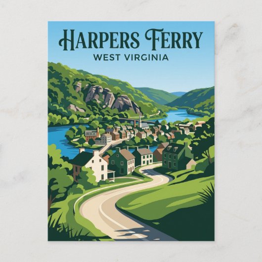 Carte Postale Harpers Ferry États-Unis (Devant)