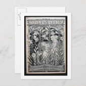 Carte Postale 'Harper's Weekly', Annonces de Noël 1896 (l (Devant / Derrière)