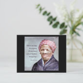 Carte Postale Harriet Tubman & Citation (Debout devant)