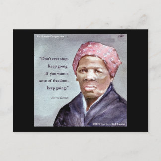 Carte Postale Harriet Tubman & Citation