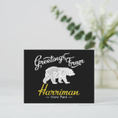 Carte Postale Harriman State Park Bear (Debout devant)