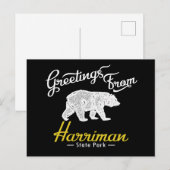 Carte Postale Harriman State Park Bear (Devant / Derrière)