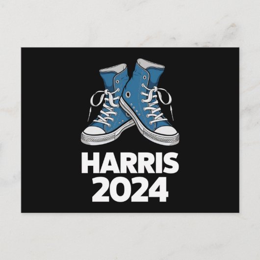 Carte Postale HARRIS 2024 Vote Président Kamala Basket des élect (Devant)