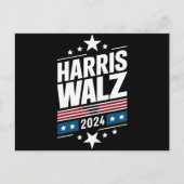 Carte Postale Harris Waltz 2024 Kamala Harris Tim Waltz 2024 (Devant)