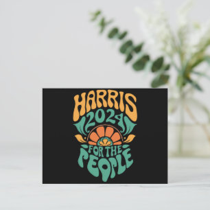 Carte Postale Harris Walz 2024 Élection Présidente Kamala Harris